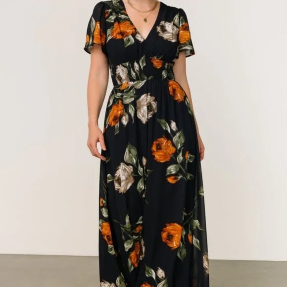 Baltic Born Birdie Maxi Dress - Midnight Navy Floral